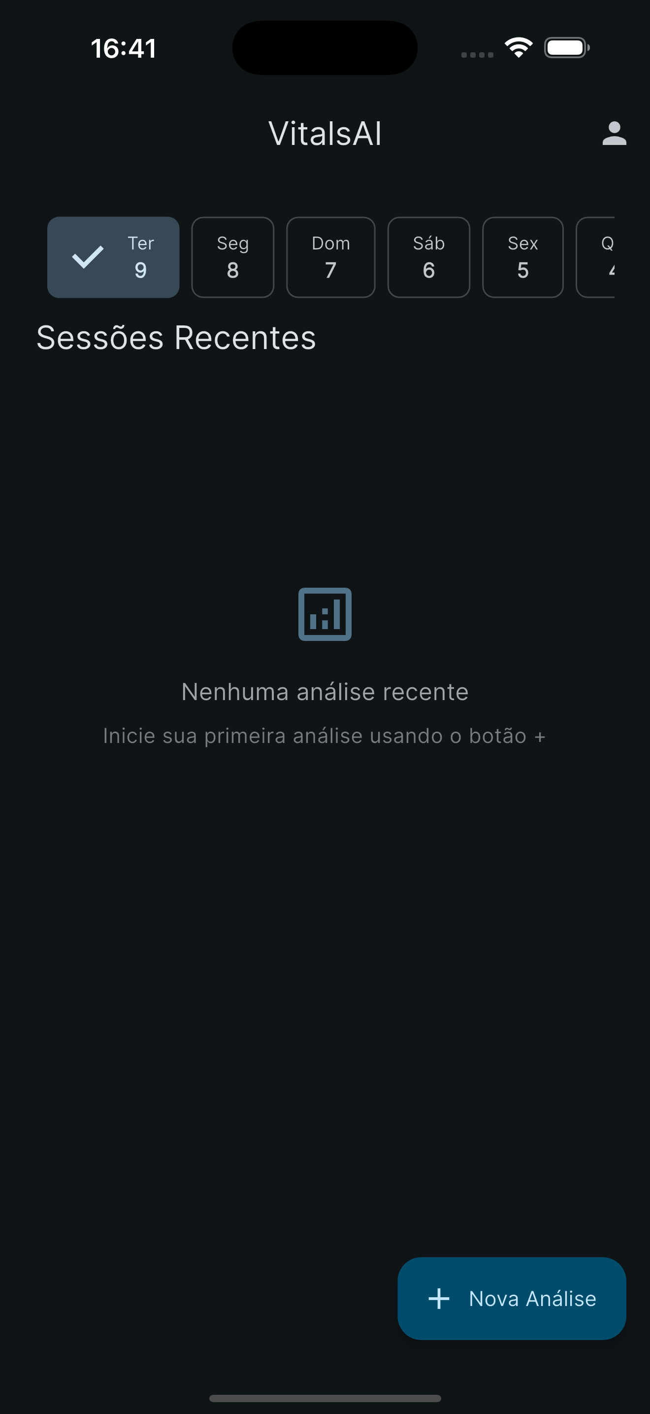 VitalsAI App Interface